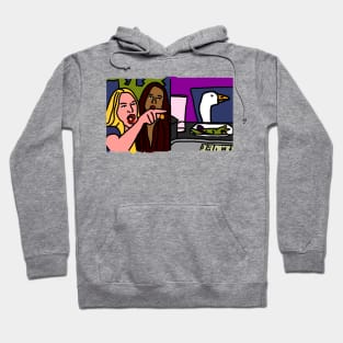 Woman Yelling at Cat Meme Gaming Goose Hoodie